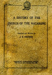 A History of the Church of the Nazarene