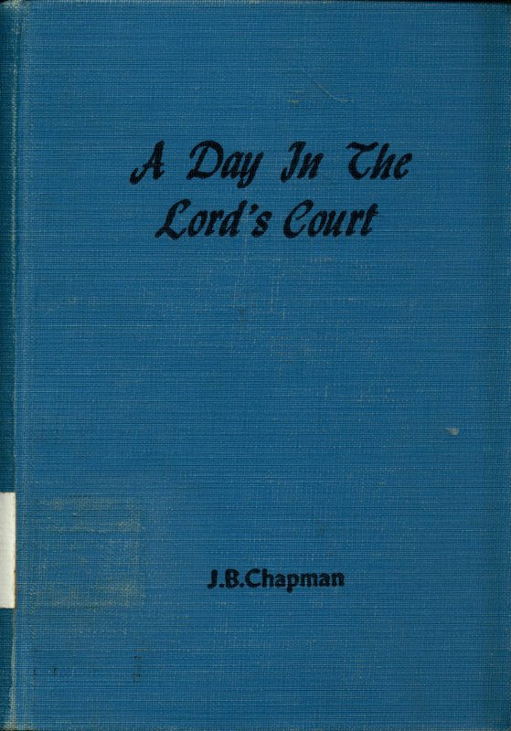 Cover of book A Day In The Lord's Court