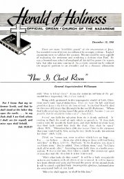Title Page of Herald of Holiness - December 19, 1956