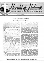 Title Page of Herald of Holiness - January 27, 1954 
