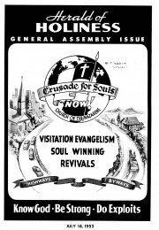 Title Page of Herald of Holiness - July 16, 1952