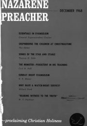 Title Page of Nazarene Preacher
