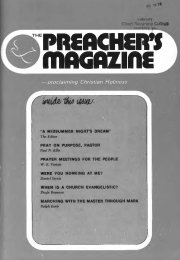Title Page of Preacher's Magazine