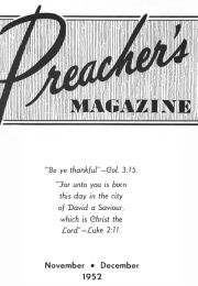 Title Page of Preacher's Magazine
