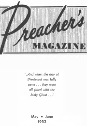 Title Page of Preacher's Magazine