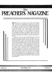 Title Page of Preacher's Magazine