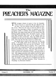 Title Page of Preacher's Magazine