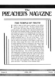 Title Page of Preacher's Magazine