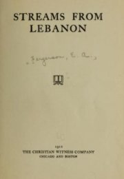 Image of title page Streams from Lebanon