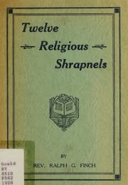 Cover of book titled Twelve Religious Shrapnels