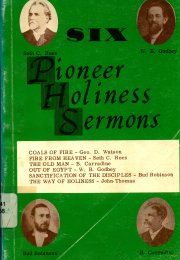 Book Cover Image - Six Pioneer Holiness Sermons