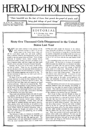 Title Page of Herald of Holiness - August 17, 1921