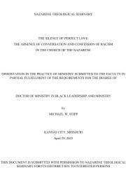 The Silence of Perfect Love