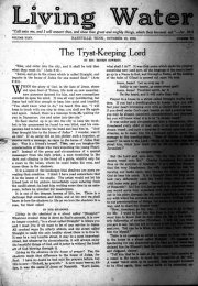 Living Water, October 12, 1916