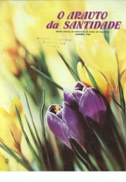 O ARAUTO DA SANTIDADE - JANEIRO 1985
