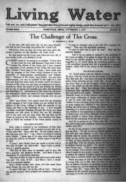 Living Water, November 1, 1917