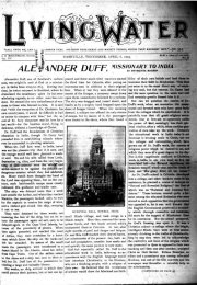 Living Water, April 6, 1905