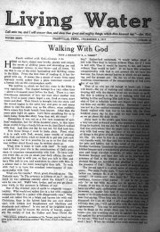 Living Water, December 6, 1917