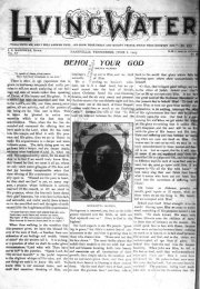 Living Water, June 8, 1905