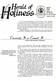 Herald of Holiness - August 20, 1958