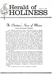 Herald of Holiness - February 17, 1960