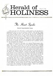 Herald of Holiness - March 9, 1960