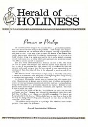 Herald of Holiness - August 10, 1960