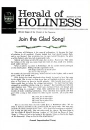 Herald of Holiness - December 21, 1960