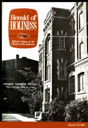 Herald of Holiness - August 30, 1961