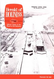 Herald of Holiness - November 29, 1961