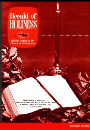 Herald of Holiness - December 20, 1961