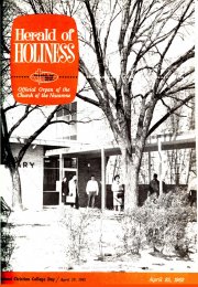 Herald of Holiness - April 25, 1962