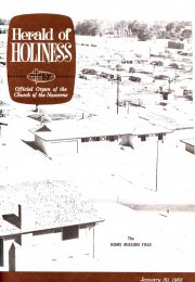 Herald of Holiness - January 30, 1963