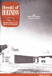 Herald of Holiness - March 20, 1963