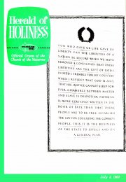 Herald of Holiness - July 3, 1963