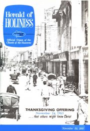 Herald of Holiness - November 20, 1963