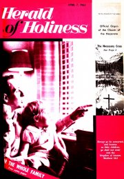 Herald of Holiness - April 7, 1965