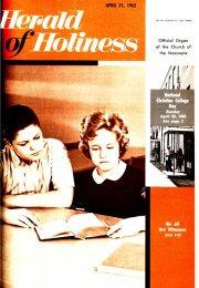 Herald of Holiness - April 21, 1965