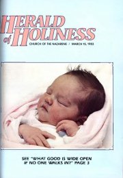 Herald of Holiness - March 15, 1983