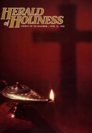 Herald of Holiness - April 15, 1985