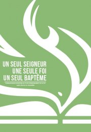 Une seul seigneur, une seule foi, un seul baptême