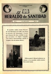 El Heraldo de Santidad, 15 de Abril 1947, Vol.1 N°14