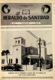 El Heraldo de Santidad, 15 de Julio 1947, Vol 1 N° 20