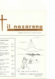 IL NAZARENO - Novembre 1980 - Febbraio 1981