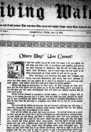 Living Water, Nov. 2, 1911