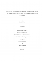 Resourcing the Postmodern Pastor: An Examination of Young Pastors’ Attitudes and the Implications for Denominational Publishers