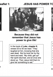 Africa JESUS Film Leaflets