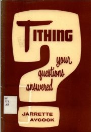 Tithing -- Your Questions Answered