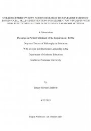 Utilizing participatory action research to implement evidence-based social skills interventions for elementary students with high functioning autism in inclusive classroom settings