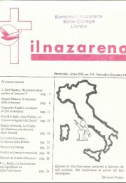 IL NAZARENO - Settembre-Dicembre 1983